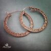 медные серьги ручной работы