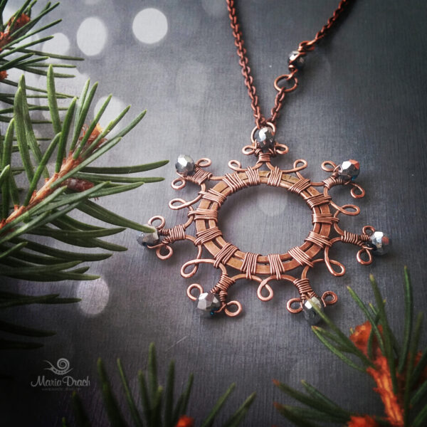 snowflake 600x600 - Підвіска "Сніжинка"
