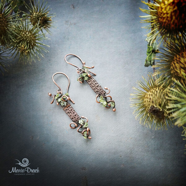 wine earrings 6 600x600 - Сережки мідні «Жінки, як добре вино...»
